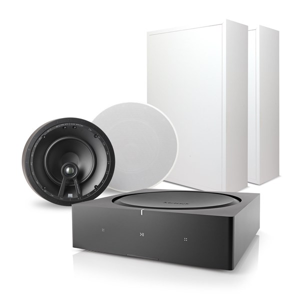 Sonos Amp + DALI Phantom E-80 Takhøyttaler - Høyttalere - Innbygging og utendørs høyttaler