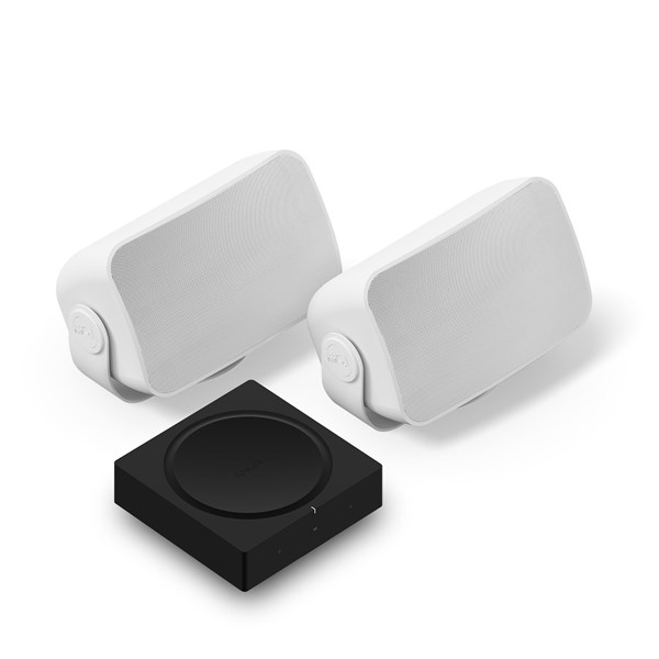 Sonos Amp + Outdoor Utendørshøyttaler - Høyttalere - Innbygging og utendørs høyttaler
