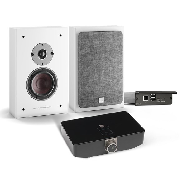 DALI Oberon On-wall + Soundhub + BluOS Aktivt høyttalersystem
