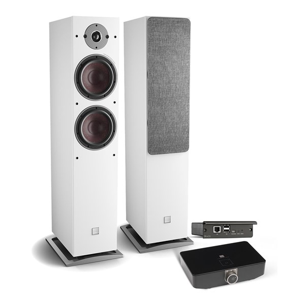 DALI Oberon 7C + Soundhub + BluOS Aktivt høyttalersystem