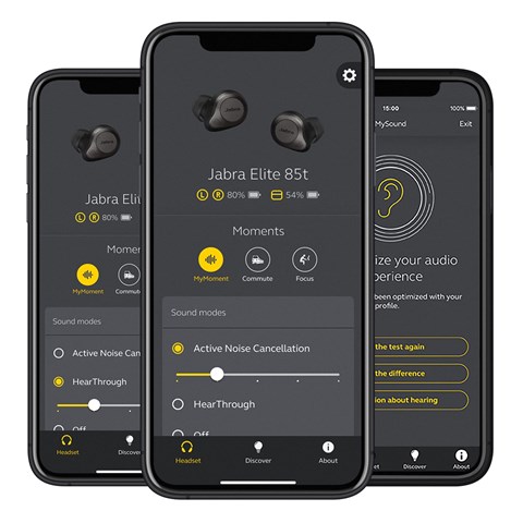 Jabra Elite 85t Trådlösa in-ear-hörlurar