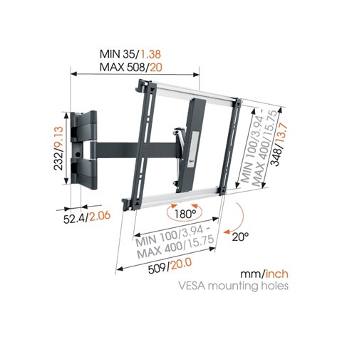 Vogel's THIN 445 TV-fäste