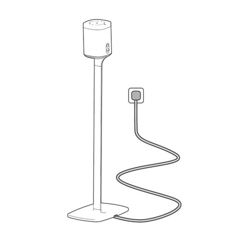 Flexson Power cable for Sonos One/One SL Stromkabel
