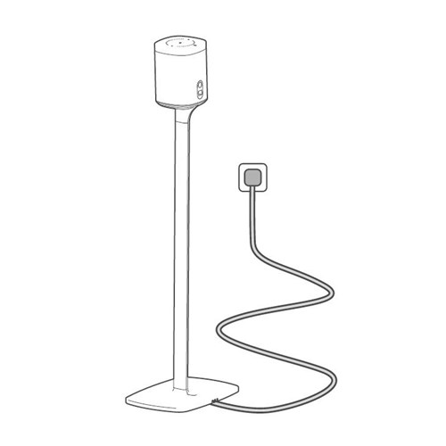 Flexson Power cable for Sonos One/One SL Nätkabel