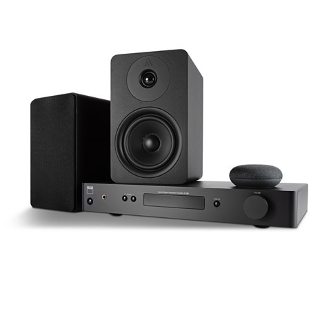 NAD NAD C338 + ARGON ALTO 5 MK2 + GOOGLE NEST MINI Digital förstärkare med streaming Digital förstärkare med streaming