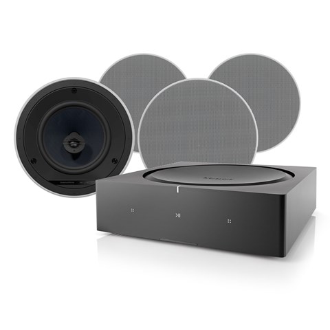 Sonos Sonos AMP + CCM683 + Phantom Backbox 25L Luidsprekersysteem Luidsprekersysteem