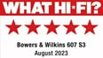 What Hi-Fi? 5 Stars!