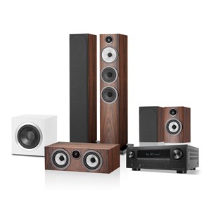 Denon AVC-X3800H + Bowers & Wilkins 704 S3 surround system 5.1 Heimkino-System