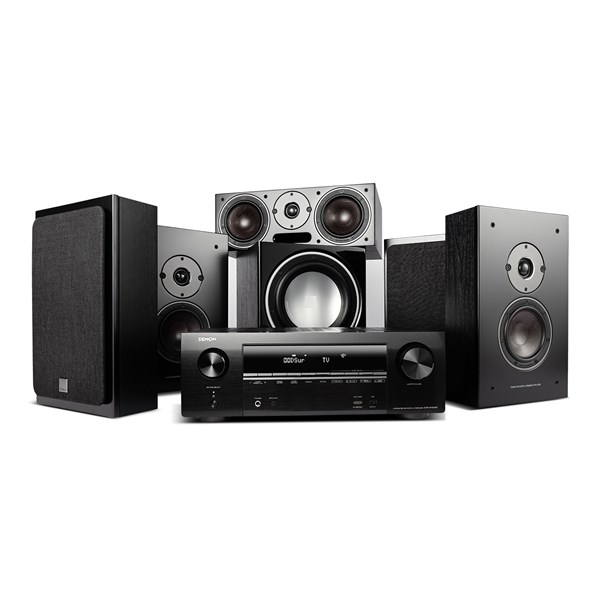 DALI OBERON ONWALL + OBERON VOKAL + SUB E-9 F + Denon AVR-X2800H – 5.1 Hemmabiosystem