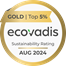 Golden EcoVadis medal 2024