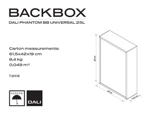 DALI PHANTOM UNIVERSAL 25 BackBox