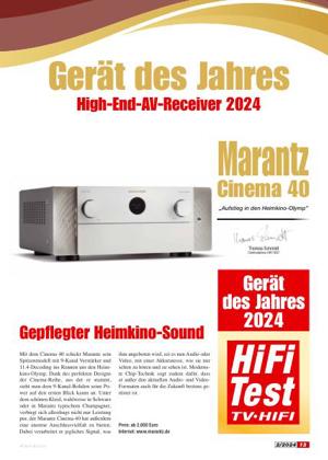Cinema40 Hifitest