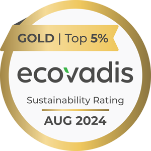 Golden EcoVadis medal 2024